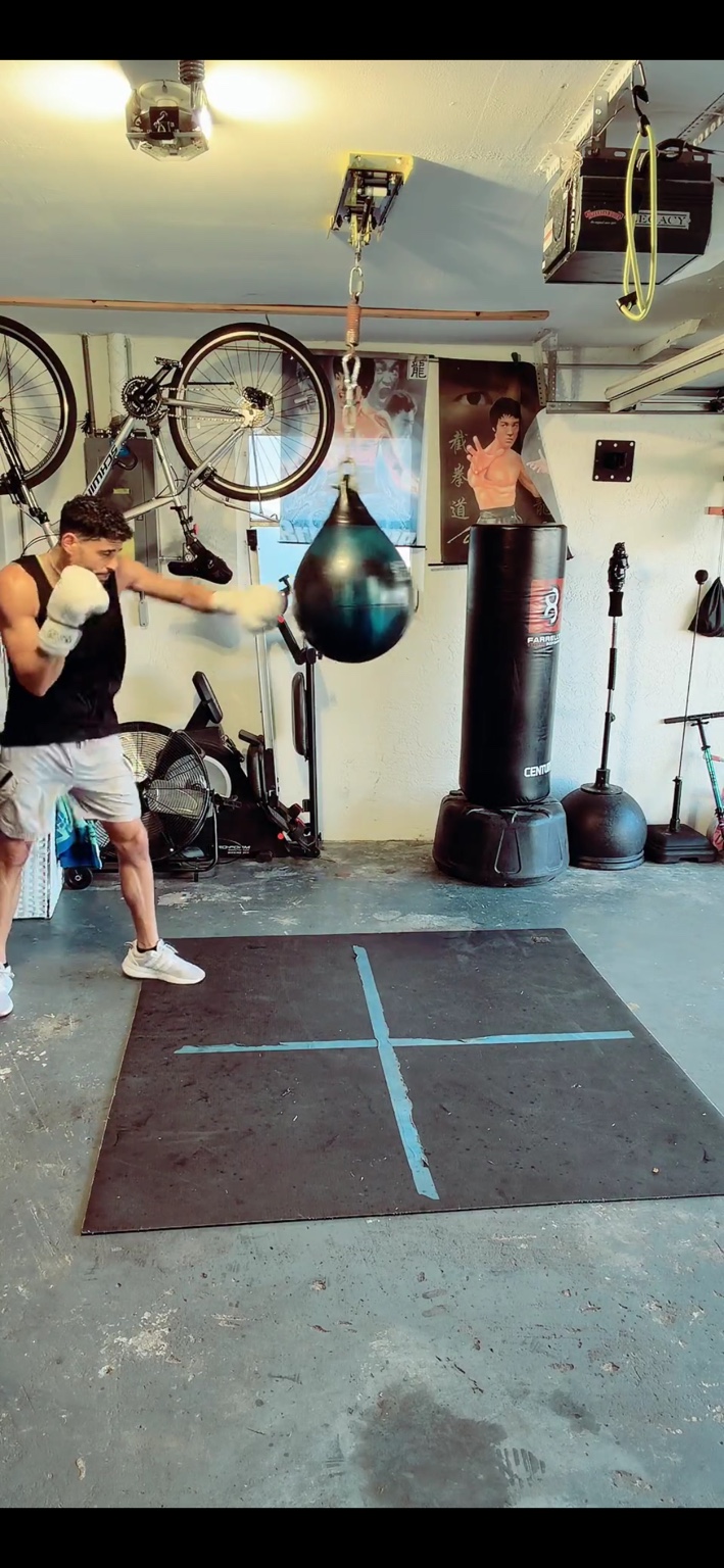 Hector's garage boxing conditioning